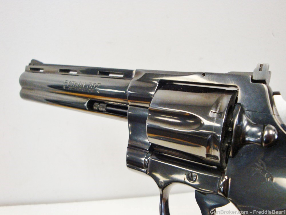 Colt Python 6” Royal Blue .357 mag 1980 Snake Gun NEW! UNFIRED!LQQK! -img-10