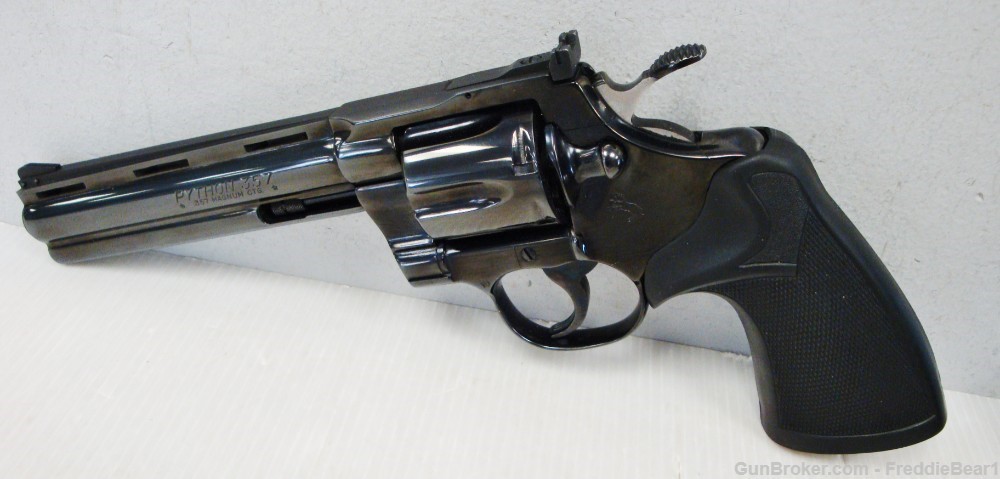 Colt Python 6” Royal Blue .357 mag 1980 Snake Gun NEW! UNFIRED!LQQK! -img-2