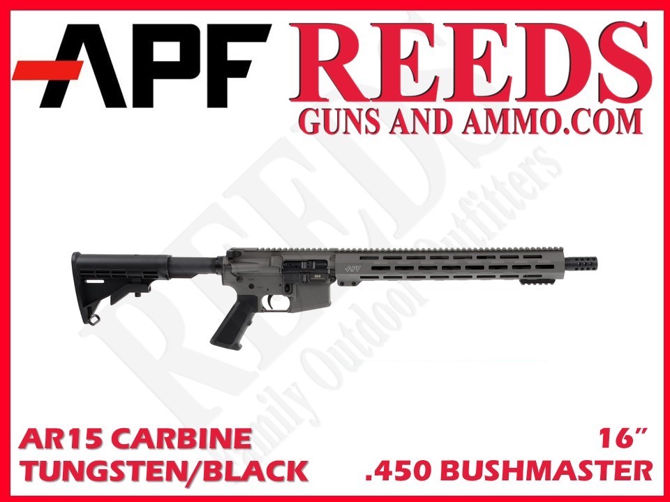 Alex Pro Firearms AR15 Carbine Tungsten 450 Bushmaster 16in RI222T-img-0