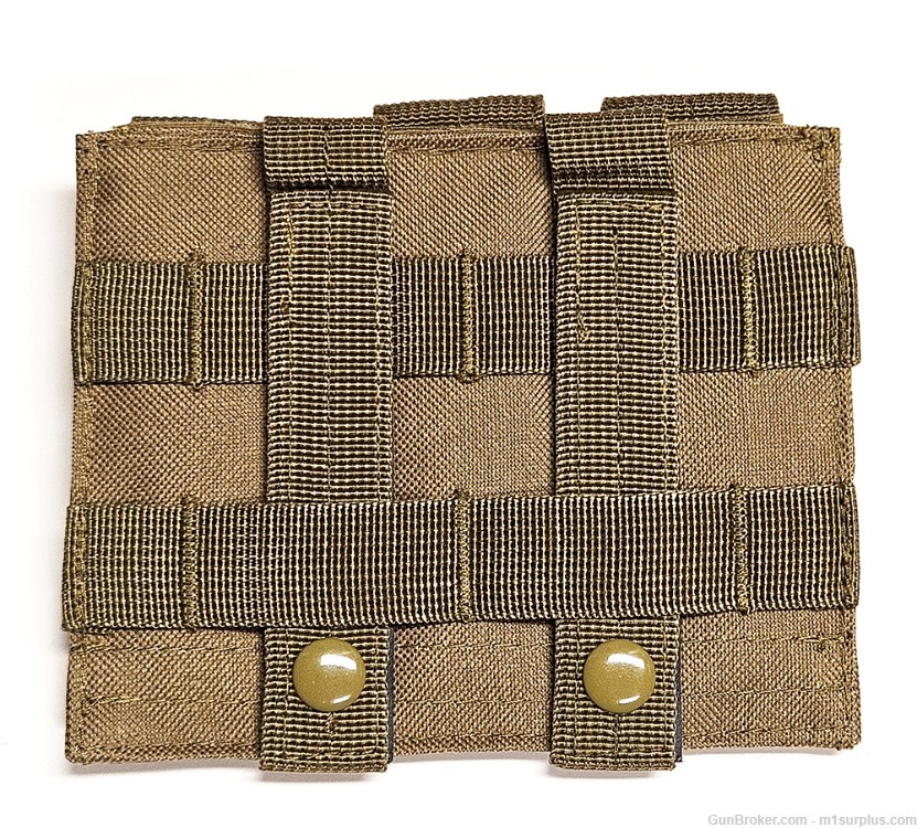 VISM 3 Pocket Tan MOLLE Belt Pouch fits Springfield XD .40 9mm Magazines-img-1