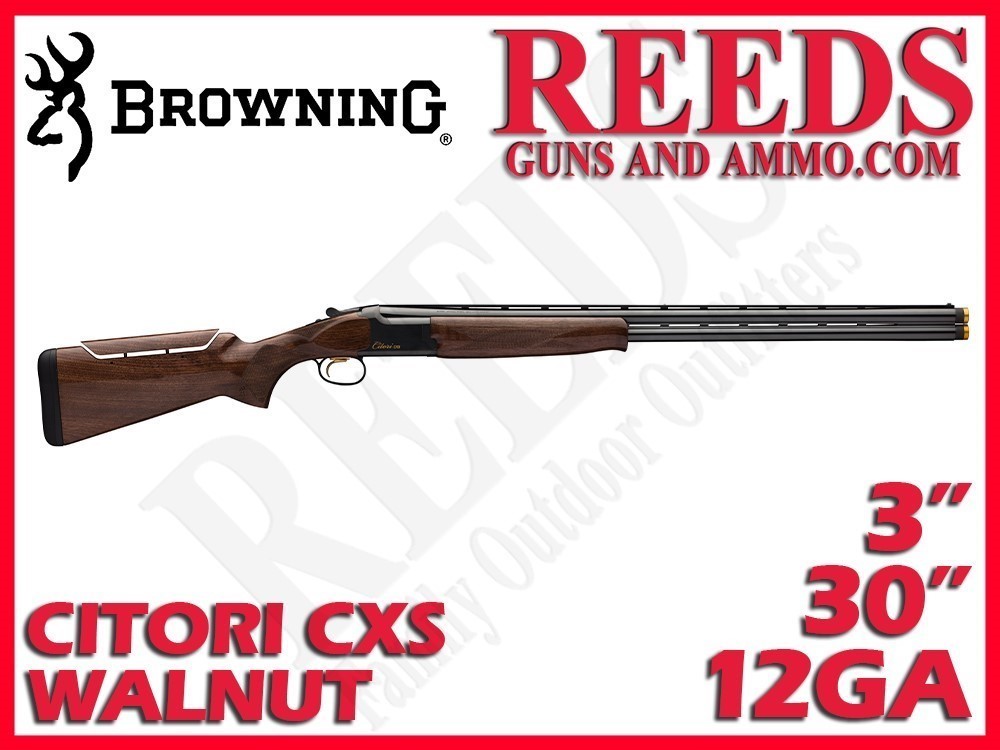 Browning Citori CXS Adj Comb Walnut Blued 12 Ga 3in 30in 018110303-img-0