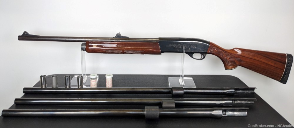 Remington|Model 1100|12 Ga.|(4) Barrels & (6) Choke Tubes|Very Good-img-0