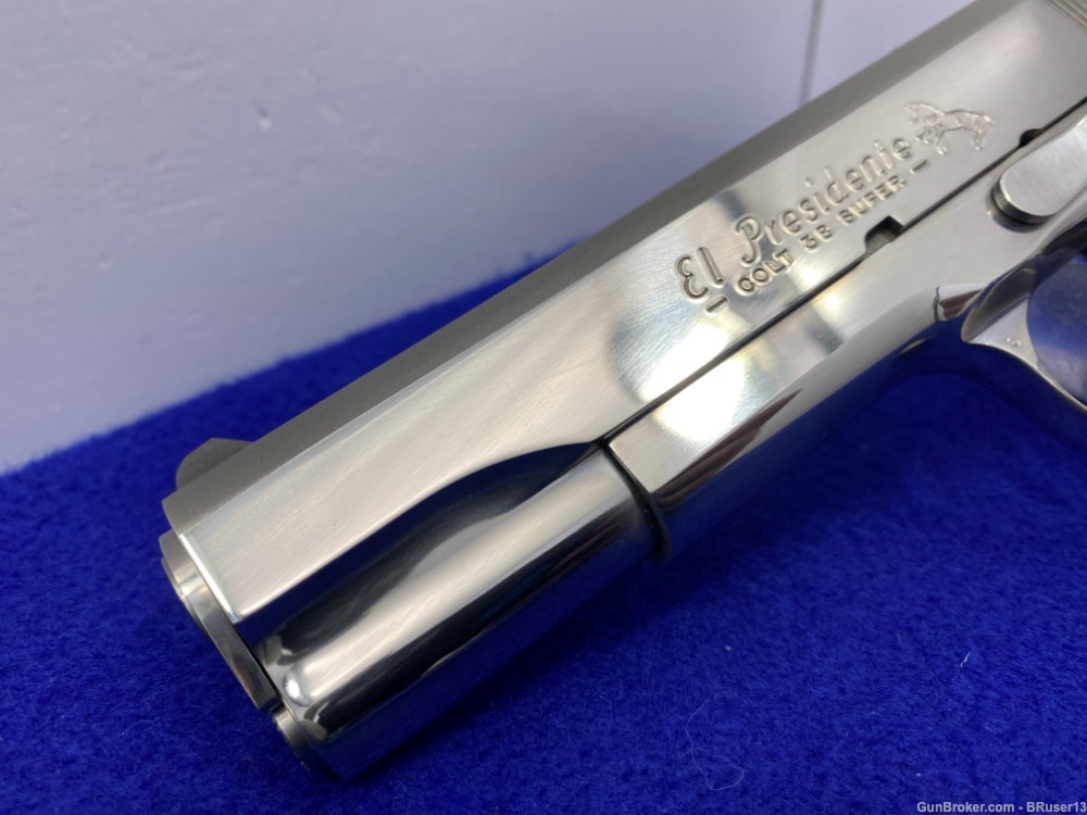 1990 Colt El Presidente 38 Super Stainless *1 OF 350 MADE LEW HORTON*-img-12
