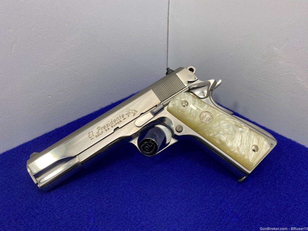 1990 Colt El Presidente 38 Super Stainless *1 OF 350 MADE LEW HORTON*-img-5