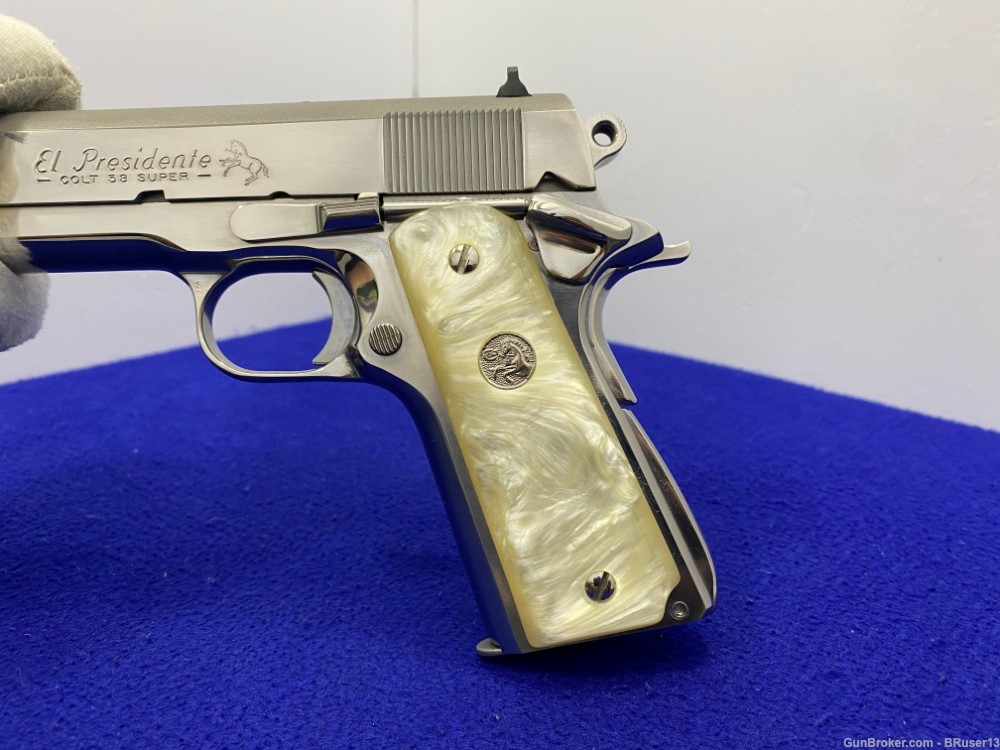 1990 Colt El Presidente 38 Super Stainless *1 OF 350 MADE LEW HORTON*-img-40