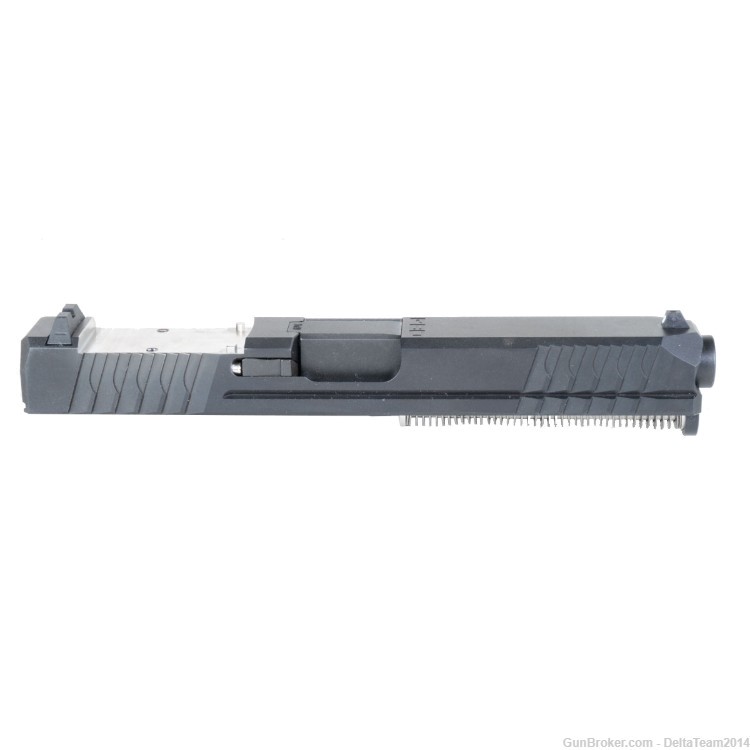 Complet Slide for Glock 17 - Raw RMR Optic Cut Out - Assembled-img-1