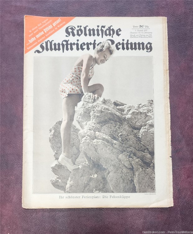 WWII WW2 German NSDAP Third Reich Propaganda newspaper BDM Maiden 1937-img-0