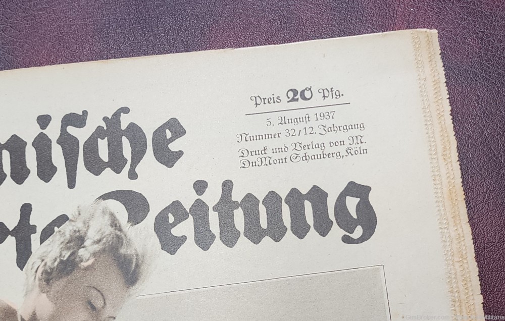 WWII WW2 German NSDAP Third Reich Propaganda newspaper BDM Maiden 1937-img-1