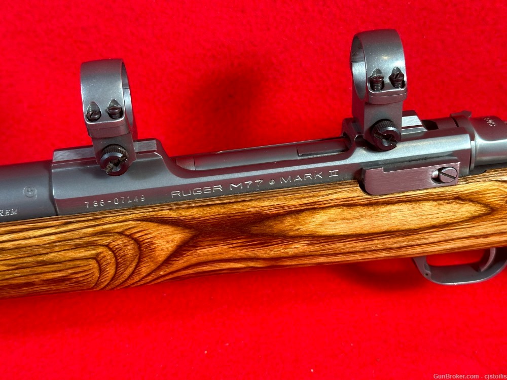 Ruger M77 Mark II 25-06 Stainless Laminated Target Rifle-img-3