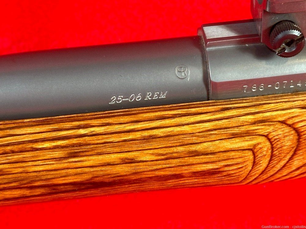 Ruger M77 Mark II 25-06 Stainless Laminated Target Rifle-img-2