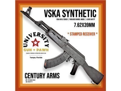 CENTURY ARMS VSKA Rifle RI3291-N