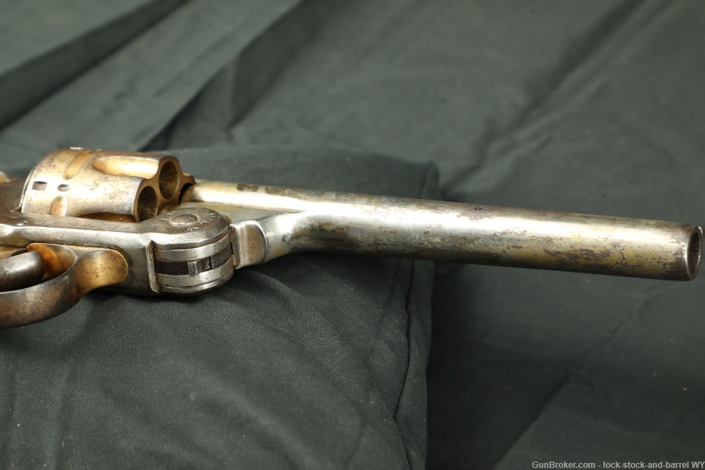 Period Engraved Smith & Wesson 6” .44 Russian DA 1st Model Revolver Antique-img-11