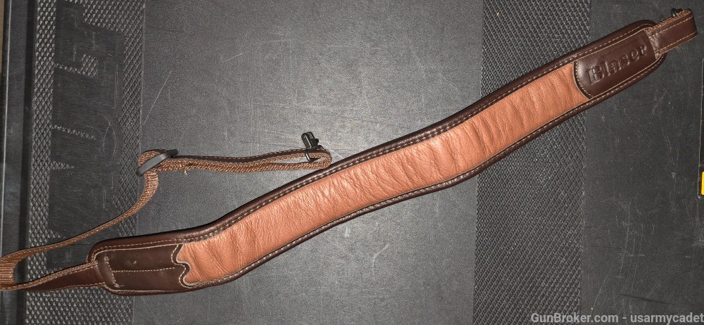Blaser Brown Leather Sling Euro Swivels-img-1