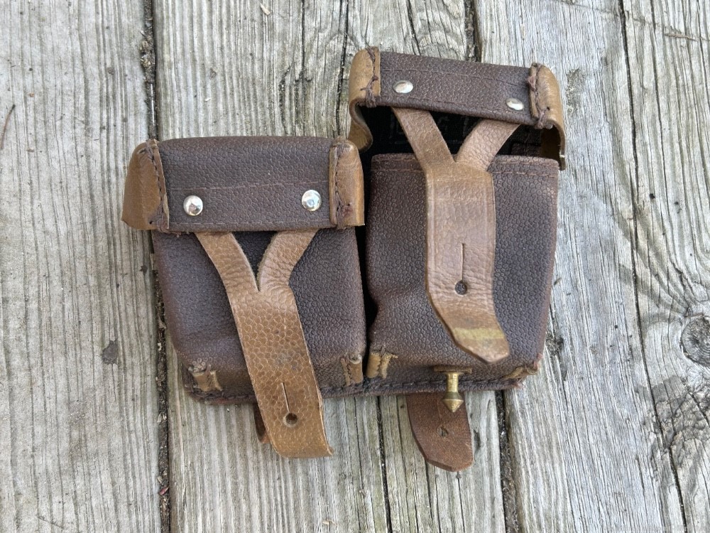 Russian Mosin Nagant Ammo Pouches Leather-img-0