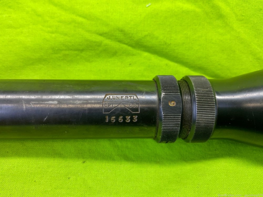 Vintage Unertl 7/8 Diameter Fixed Power Varmint Target 6X 6 Power Fine -img-1