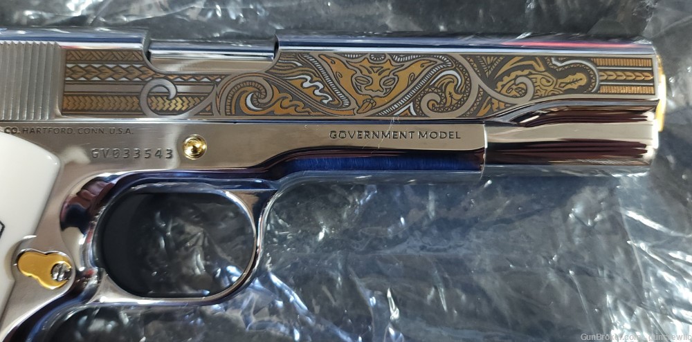 SK Customs Colt 1911 The MANA 1 of 200 Gold 38 Super Polynesian Layaway-img-15