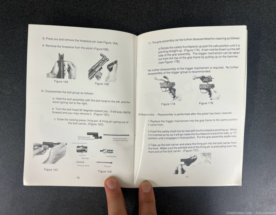H&K SP89 Factory Owners Manual original - 1993 Edition-img-3