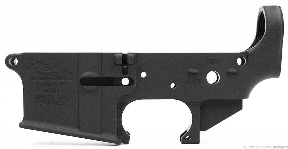Anderson Manufacturing AM-15 Stripped Lower - AR-15 Stripped Receiver-img-0