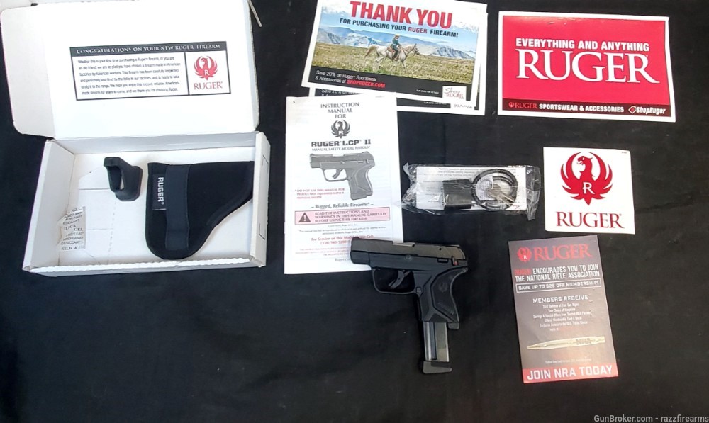 RUGER LCP II W/BOX AND PAPERS 22LR-img-1
