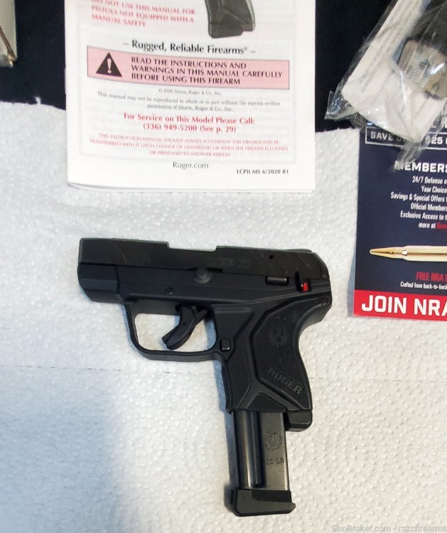 RUGER LCP II W/BOX AND PAPERS 22LR-img-9