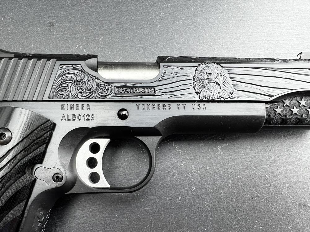 FACTORY 2ND - Kimber 1911 Custom Engraved Patriot Blued by Altamont-img-9