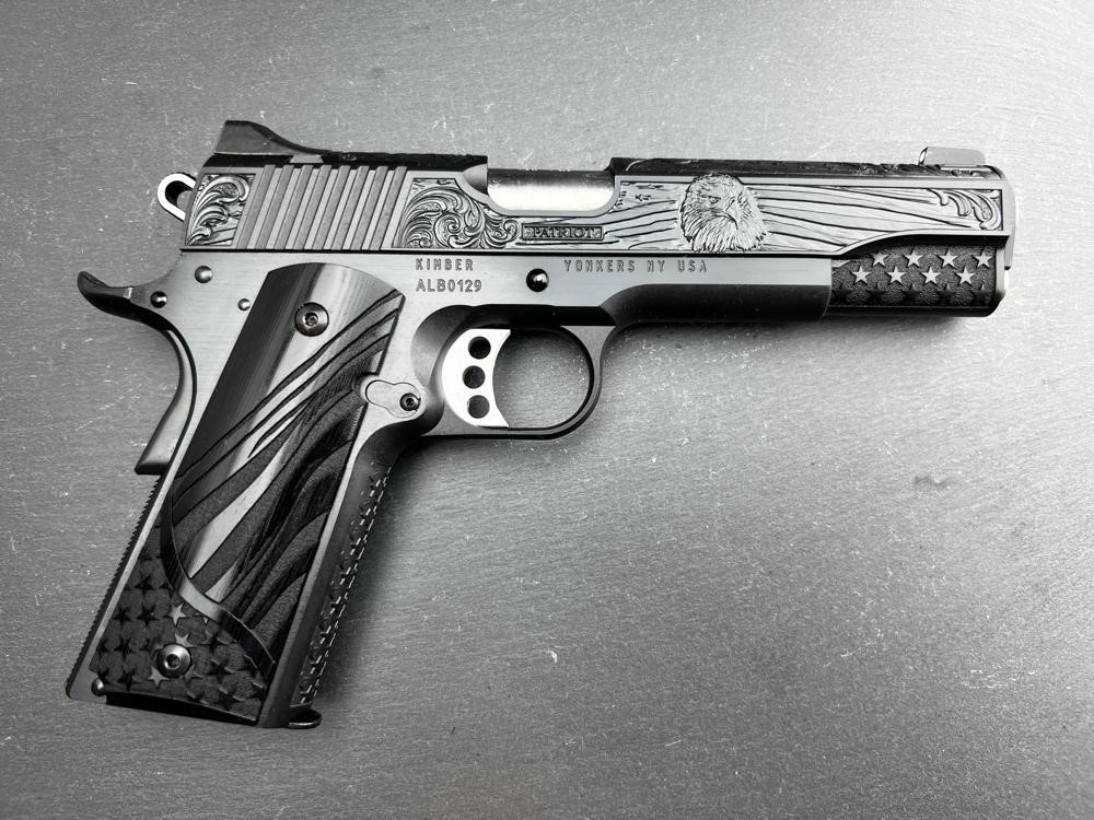 FACTORY 2ND - Kimber 1911 Custom Engraved Patriot Blued by Altamont-img-7