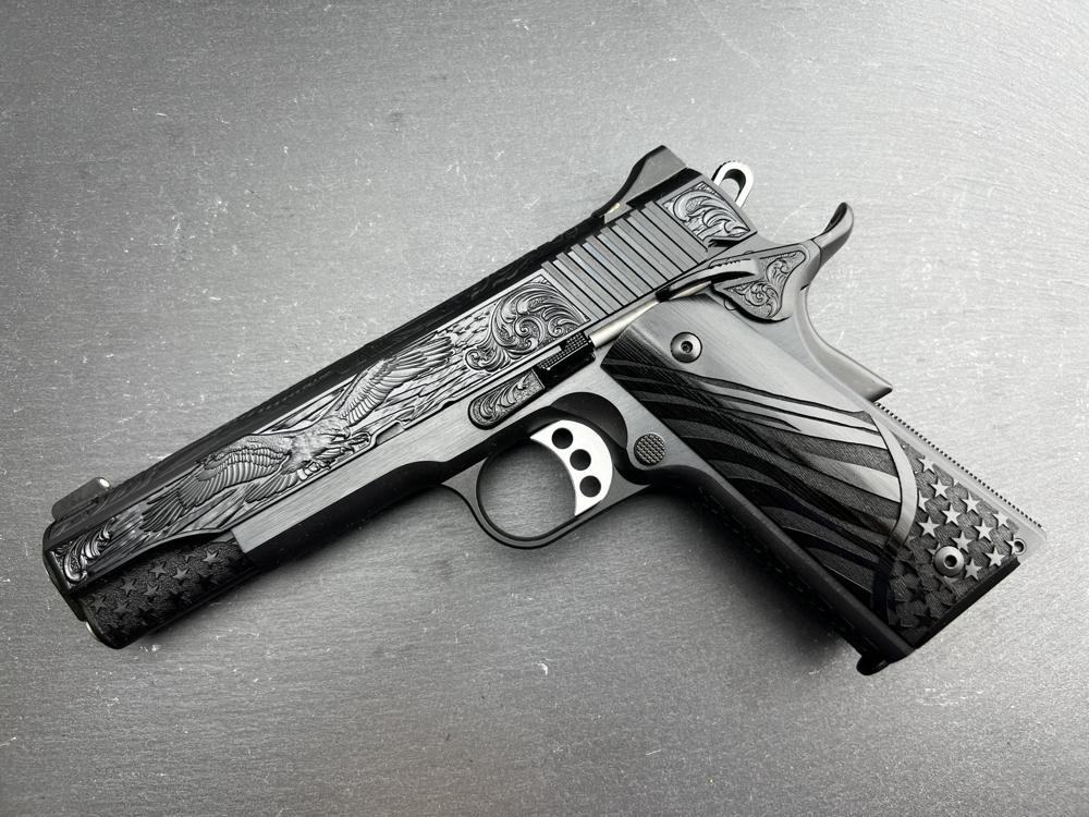FACTORY 2ND - Kimber 1911 Custom Engraved Patriot Blued by Altamont-img-15