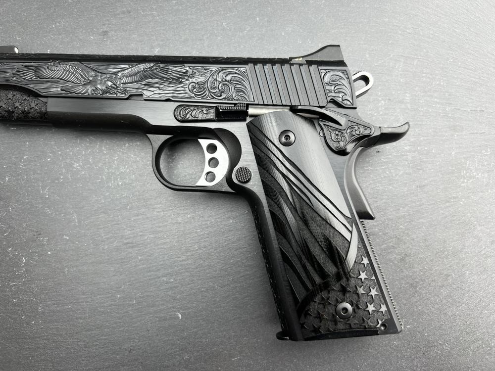 FACTORY 2ND - Kimber 1911 Custom Engraved Patriot Blued by Altamont-img-4