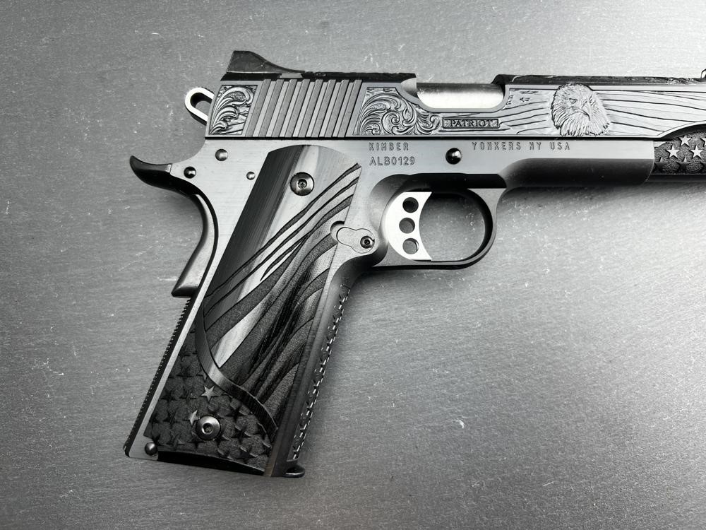 FACTORY 2ND - Kimber 1911 Custom Engraved Patriot Blued by Altamont-img-11