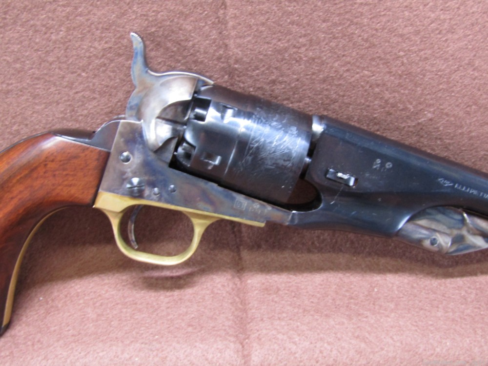 F Lli Pietta 1860 Army 44 Cal Single Action Black Powder Revolver-img-5