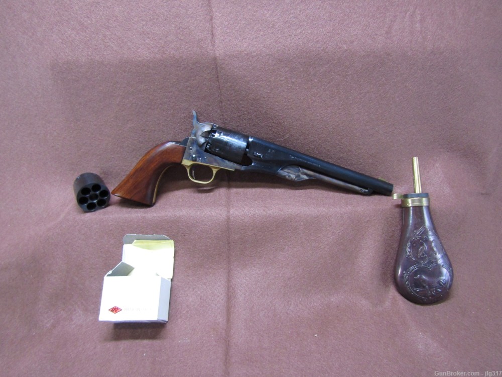 F Lli Pietta 1860 Army 44 Cal Single Action Black Powder Revolver-img-2