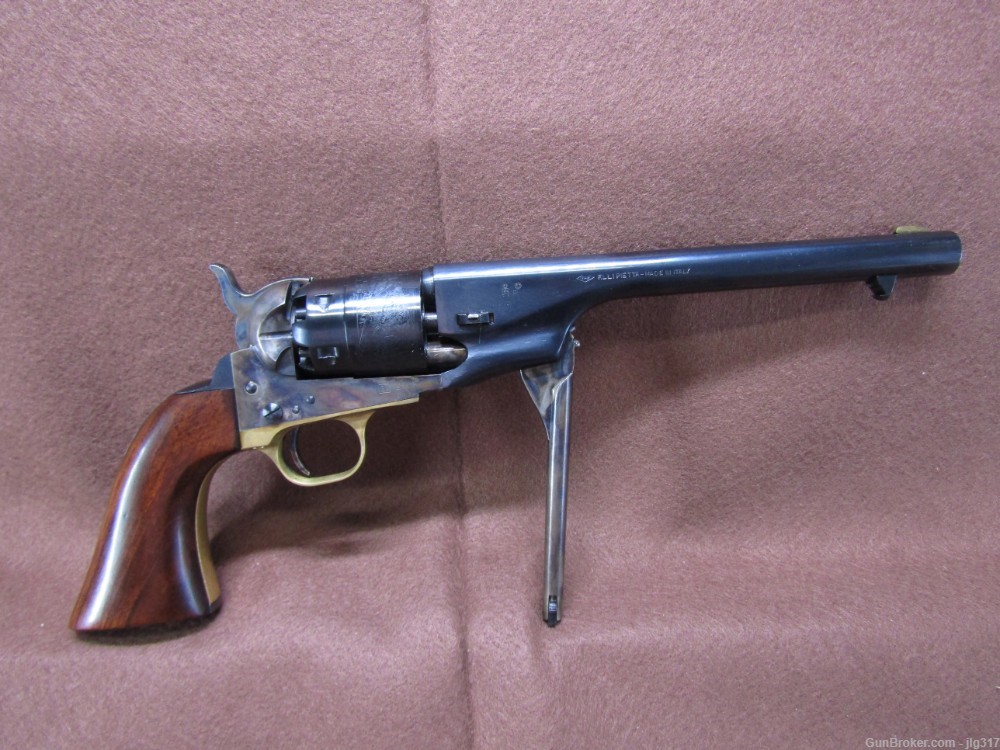 F Lli Pietta 1860 Army 44 Cal Single Action Black Powder Revolver-img-11