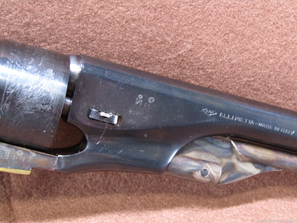 F Lli Pietta 1860 Army 44 Cal Single Action Black Powder Revolver-img-9