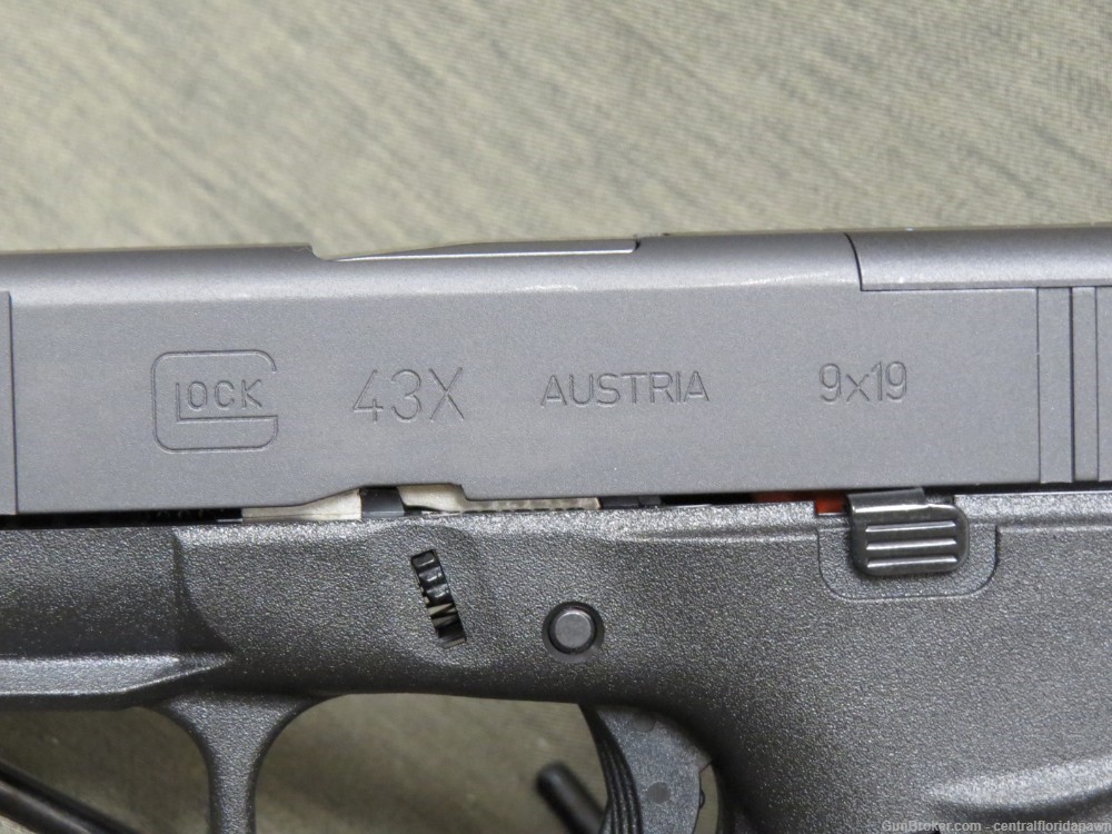 Glock G43X MOS 9mm Pistol PX4350201FRMOS 43X 10+1-img-2