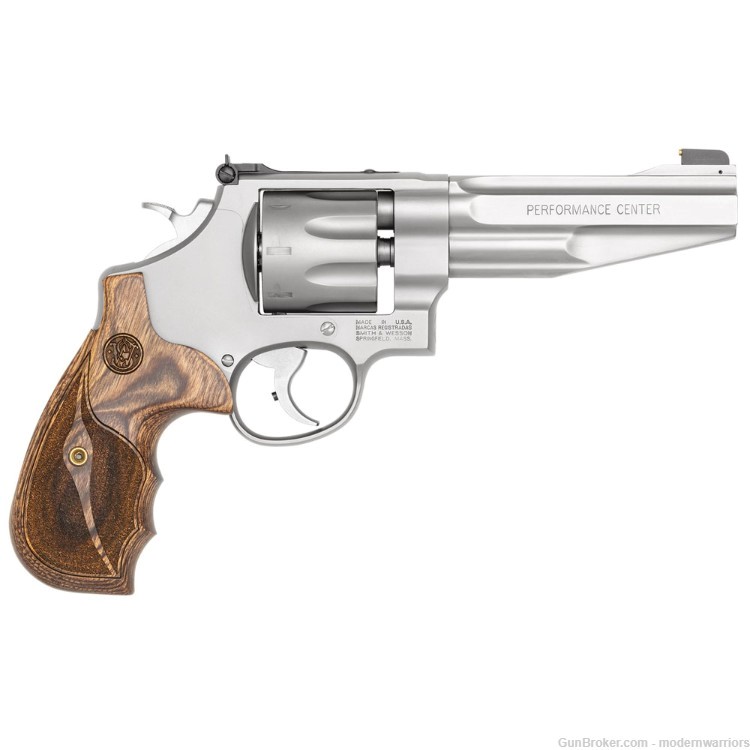 Smith & Wesson 627 Performance Center Revolver - 5" Bbl (.357 Mag) Wood/SS-img-1