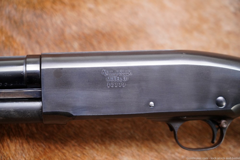 Remington Model 31 12 GA 30" Solid Rib Full Pump Shotgun C&R-img-21
