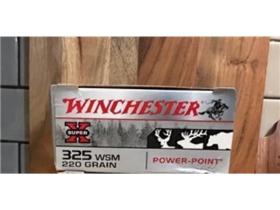 325 wsm .325 win short mag POWER-POINT 220 Grain 20 Rounds