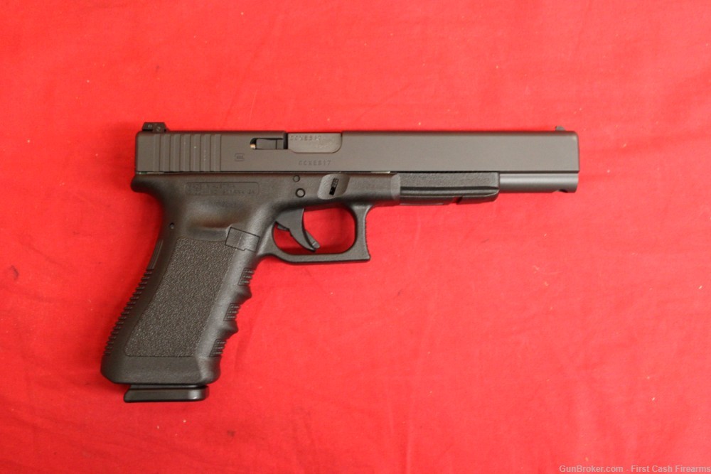 Glock 17L 9mm, 6''Barrel w/ adjustable rear sight.-img-1