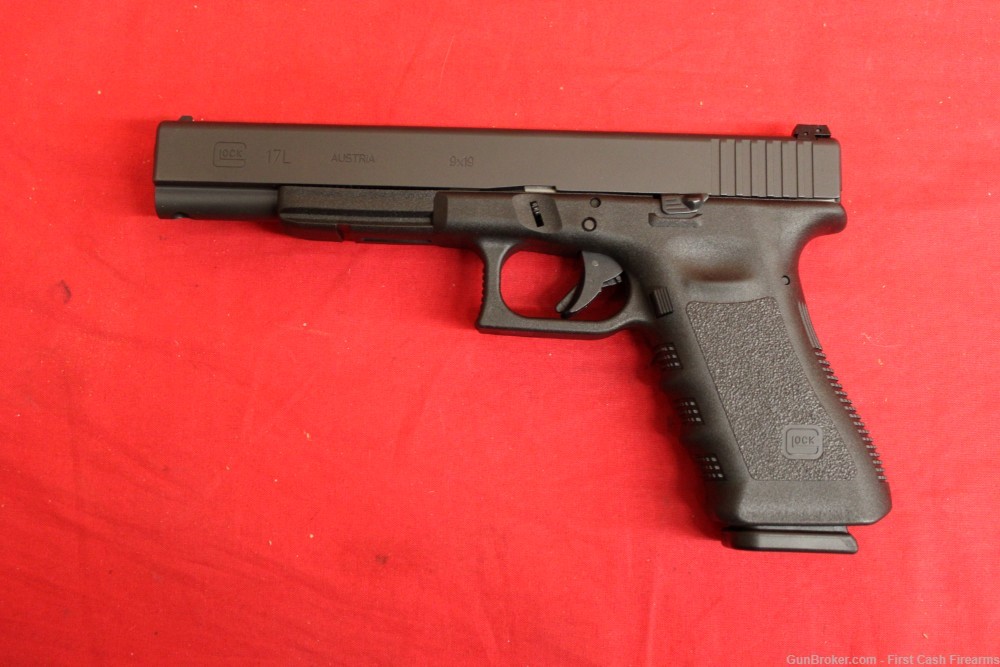 Glock 17L 9mm, 6''Barrel w/ adjustable rear sight.-img-2