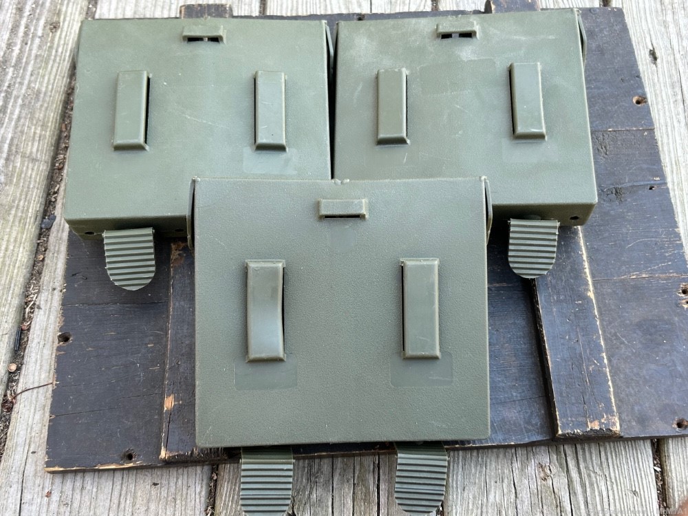 West German G3 Dual Magazine Carriers Lot of 3-img-1