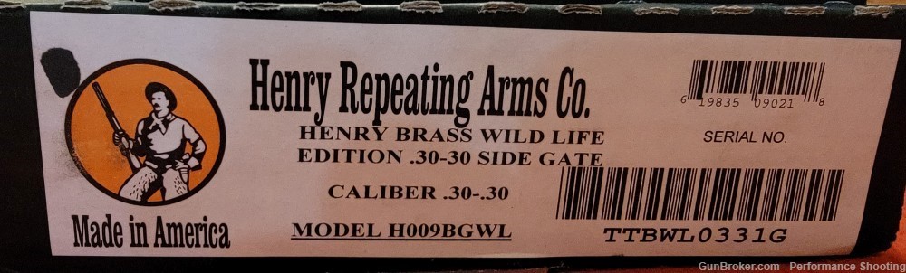 Henry Wildlife Edition Lever 30-30 20" Octagon Barrel-img-17