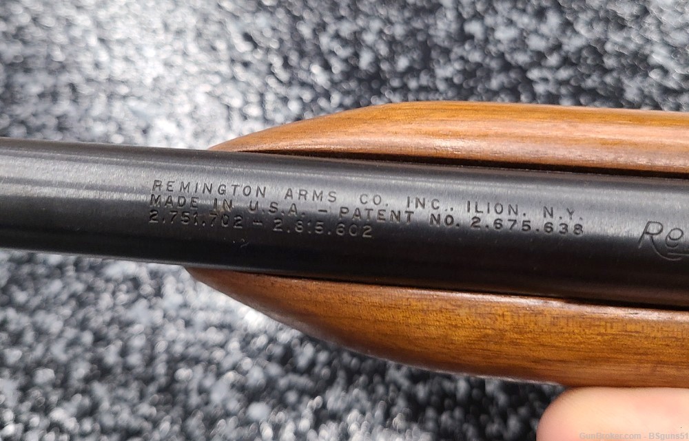 Remington 552 Speedmaster 22 S, L, LR, Semi Auto 23.5" Blued Wood-img-10