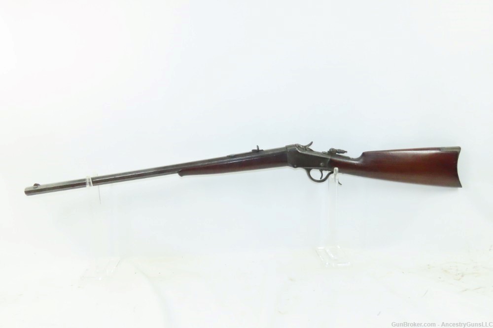 Antique WINCHESTER Model 1885 LOW WALL Single Shot Rifle .25-20 Single Shot-img-1
