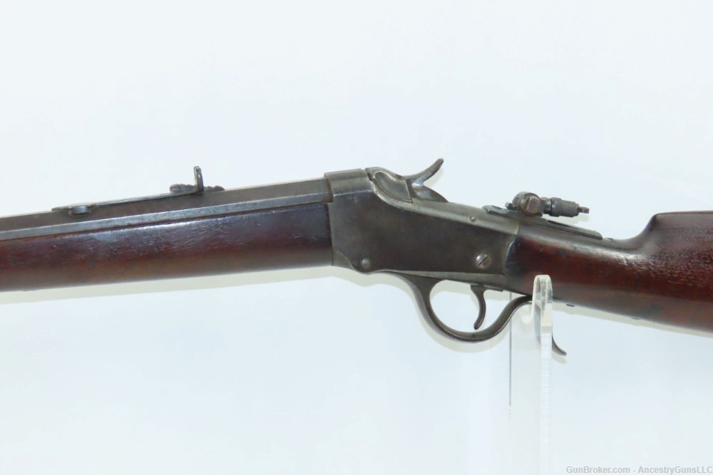 Antique WINCHESTER Model 1885 LOW WALL Single Shot Rifle .25-20 Single Shot-img-3