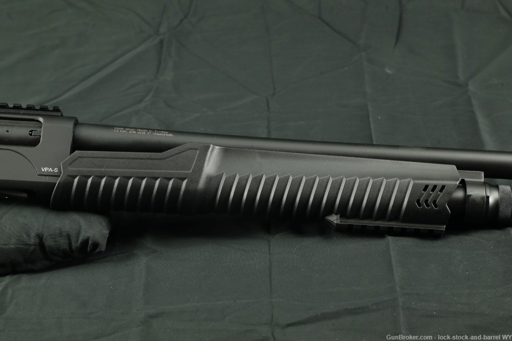 Anubis Armaments VEZiR Arms Carrera VPA-S Black 12GA Pump Shotgun 20”-img-6