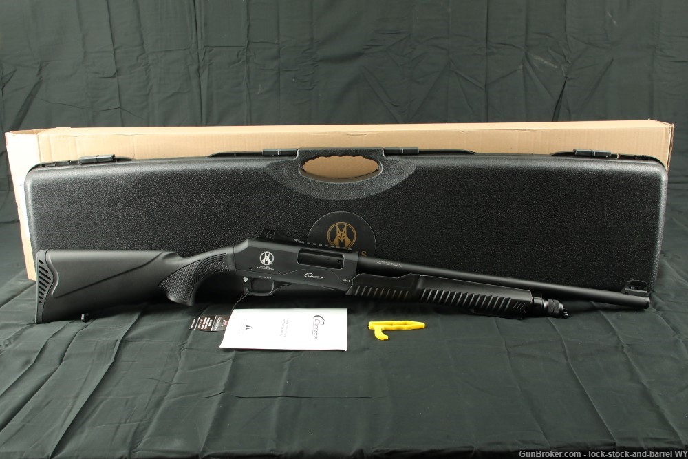 Anubis Armaments VEZiR Arms Carrera VPA-S Black 12GA Pump Shotgun 20”-img-2