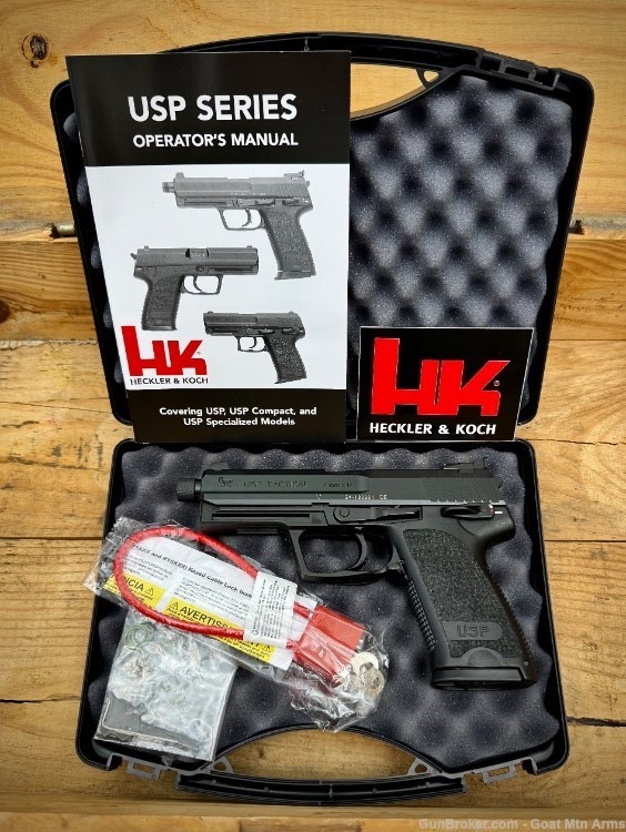 HK Heckler & Koch USP 9 Tactical V1 9mm 10-rd Excellent Condition w/ Case-img-0