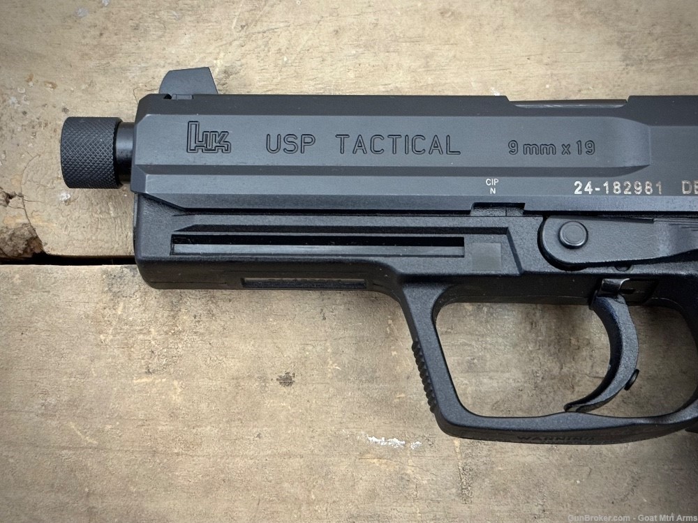 HK Heckler & Koch USP 9 Tactical V1 9mm 10-rd Excellent Condition w/ Case-img-4