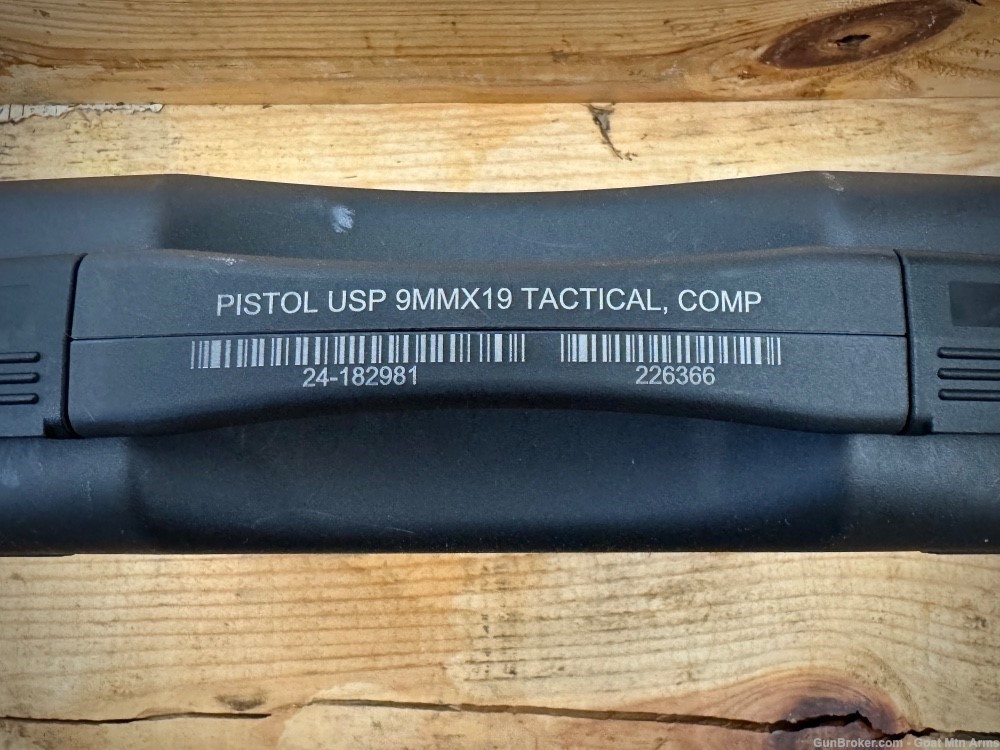 HK Heckler & Koch USP 9 Tactical V1 9mm 10-rd Excellent Condition w/ Case-img-1