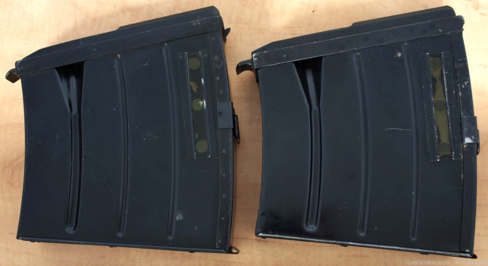Scarce Pair of Lahti L39 20mm Anti-tank Rifle 10-Rnd Magazines with Carrier-img-2